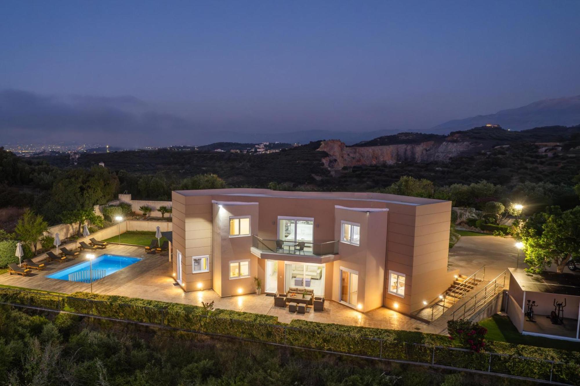 Villa Ariella With Sea View Agia Marina  Екстер'єр фото