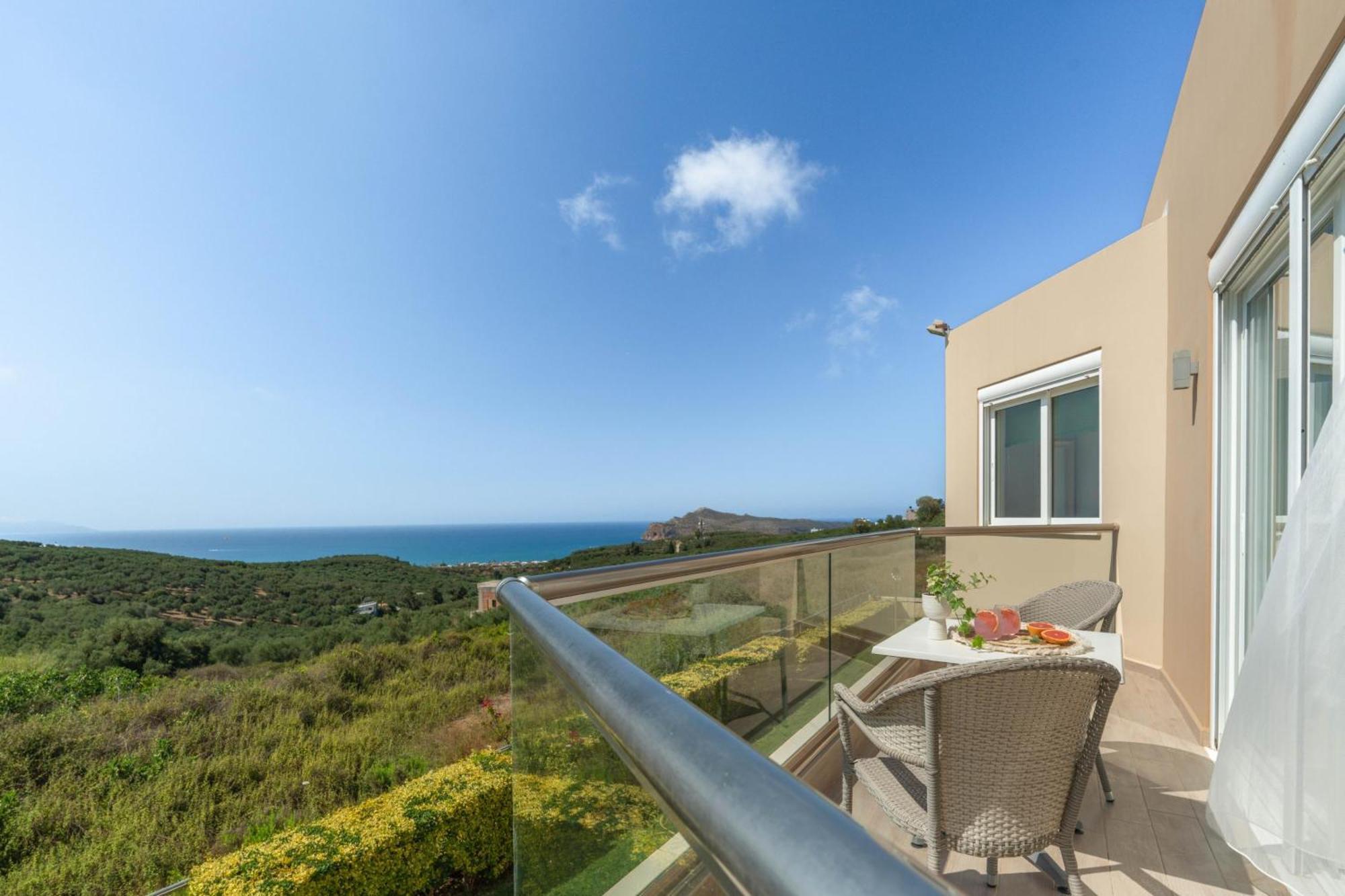 Villa Ariella With Sea View Agia Marina  Екстер'єр фото
