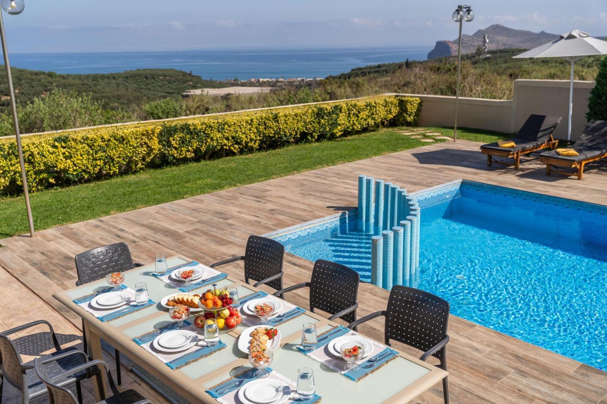 Villa Ariella With Sea View Agia Marina  Екстер'єр фото