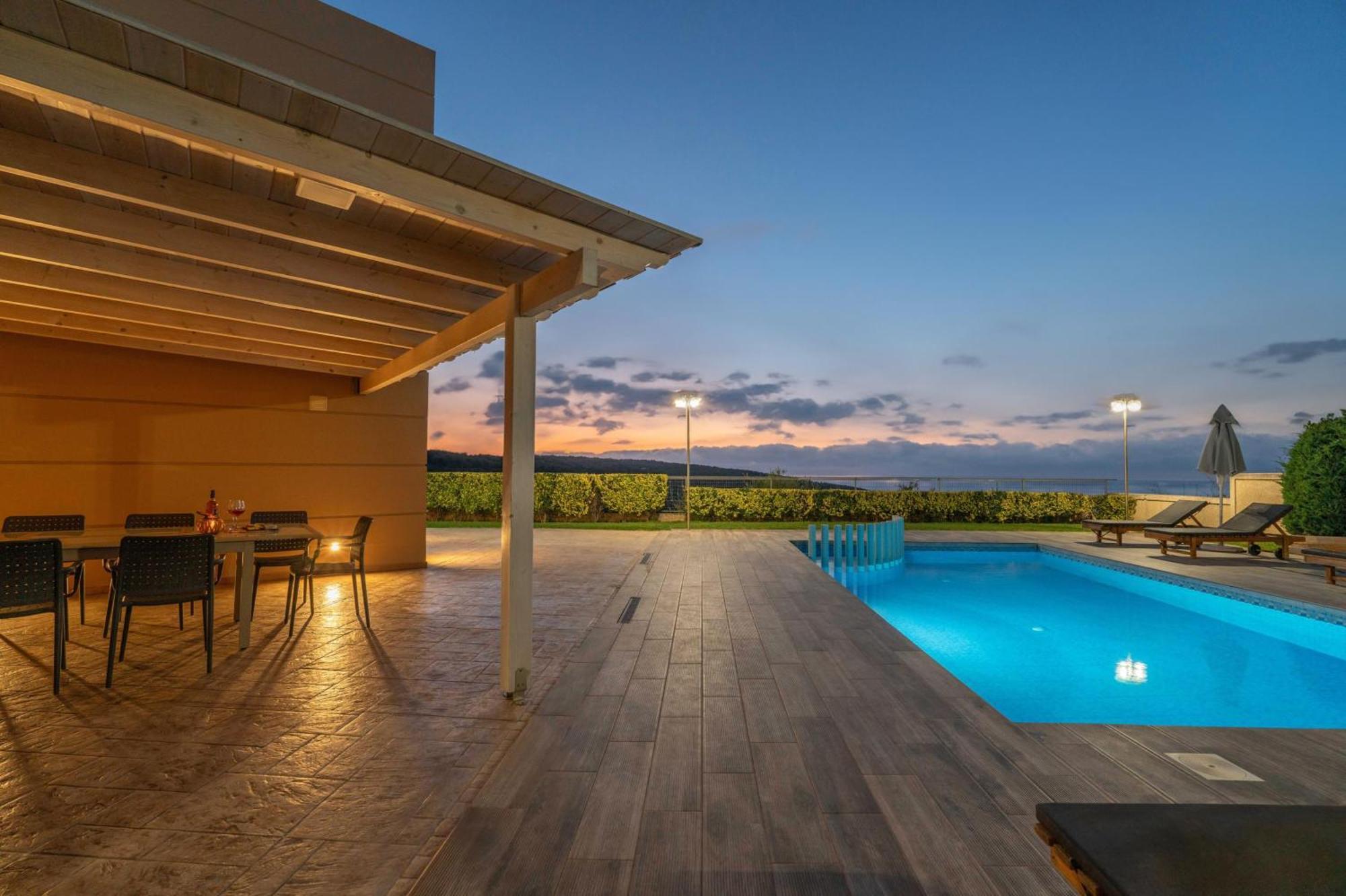 Villa Ariella With Sea View Agia Marina  Екстер'єр фото