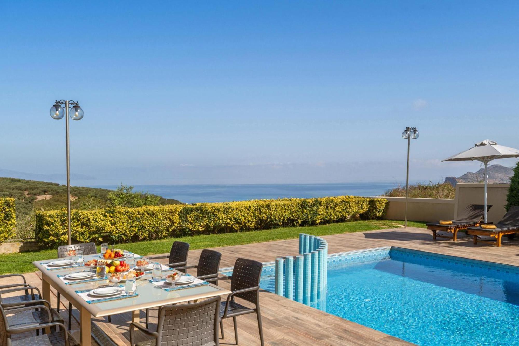 Villa Ariella With Sea View Agia Marina  Екстер'єр фото