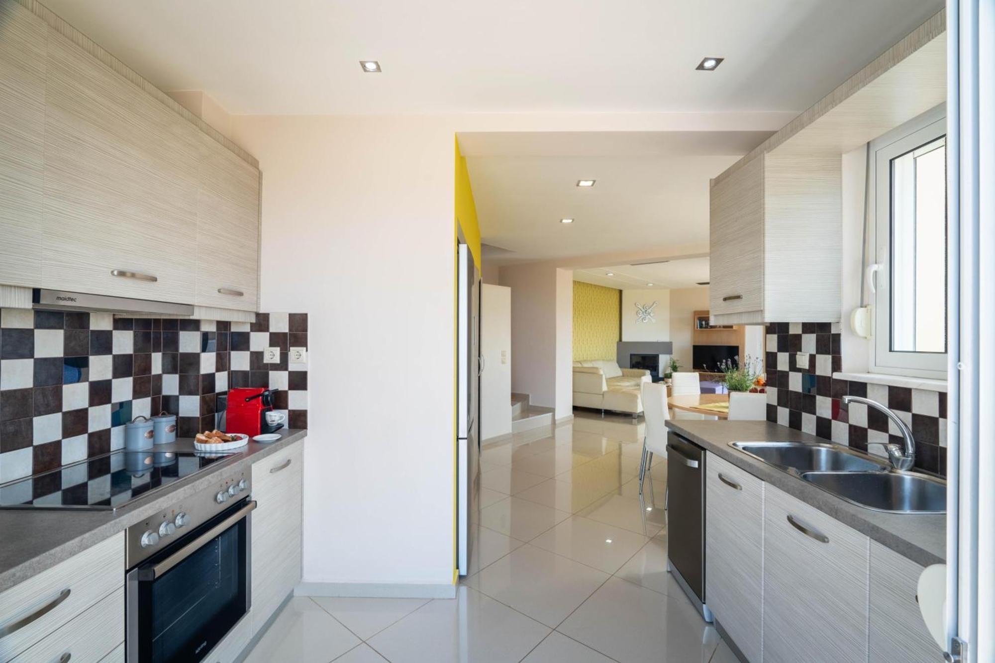 Villa Ariella With Sea View Agia Marina  Екстер'єр фото
