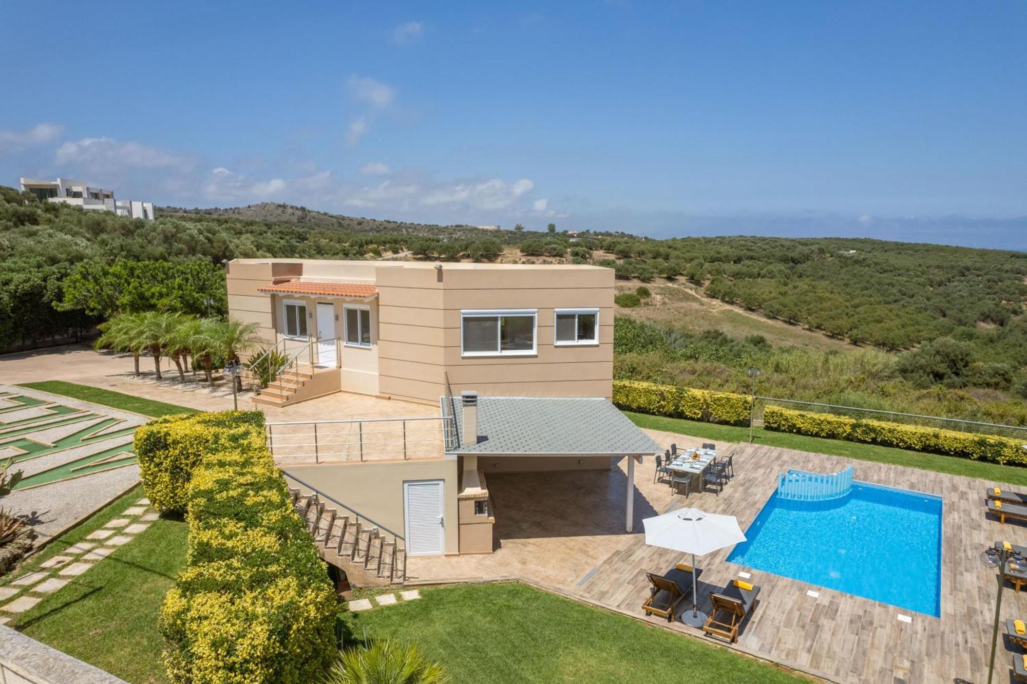 Villa Ariella With Sea View Agia Marina  Екстер'єр фото