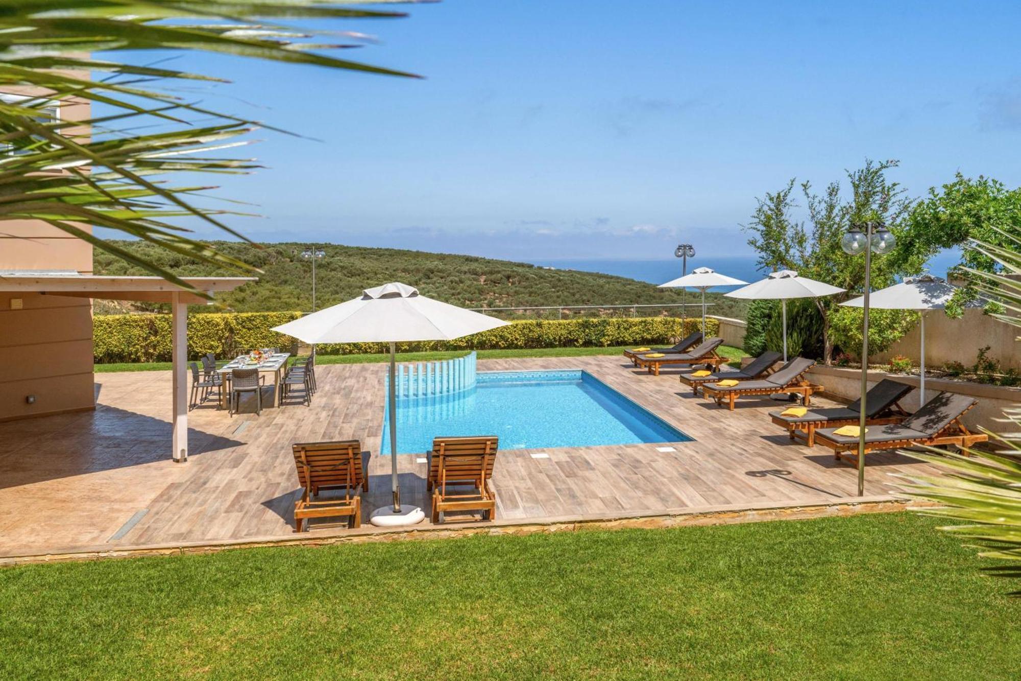 Villa Ariella With Sea View Agia Marina  Екстер'єр фото