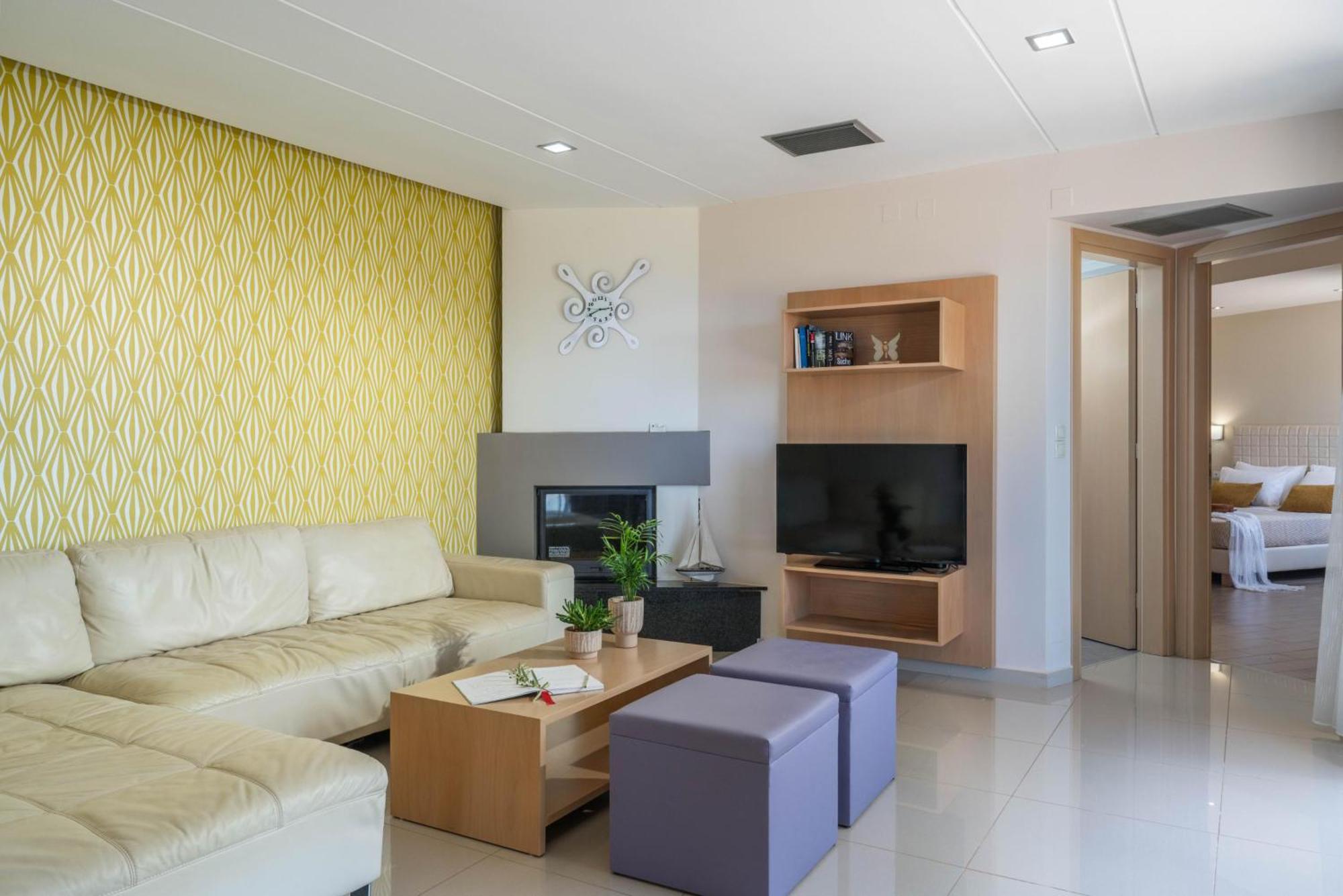 Villa Ariella With Sea View Agia Marina  Екстер'єр фото