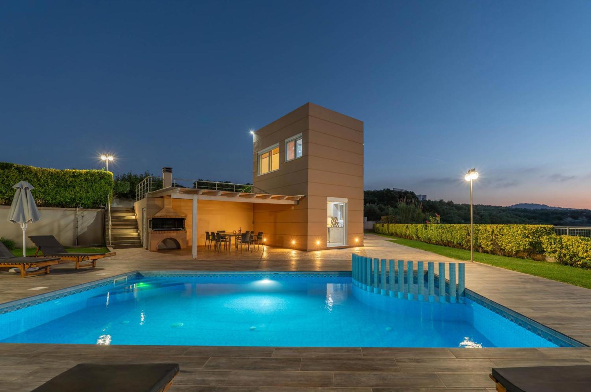 Villa Ariella With Sea View Agia Marina  Екстер'єр фото
